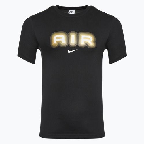 Tricou pentru bărbați Nike Air Graphic black/metalic gold