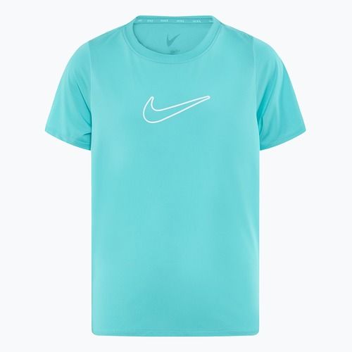 Tricou pentru copii Nike One Dri-Fit green frost/white