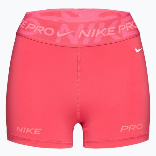 Pantaloni scurți de antrenament pentru femei Nike Pro Mid Rise 3" aster pink/pinksicle/hot punch/white