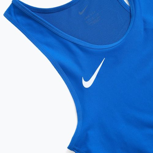 Costum pentru bărbați Nike Grappler Elite Singlet royal/white