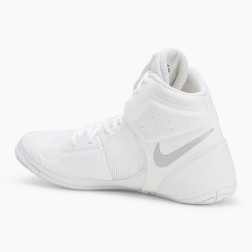 Încălțăminte de wrestling Nike Fury white/metallic silver