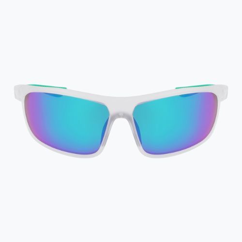 Ochelari de soare Nike Windtrack Run matte clear/ green mirror