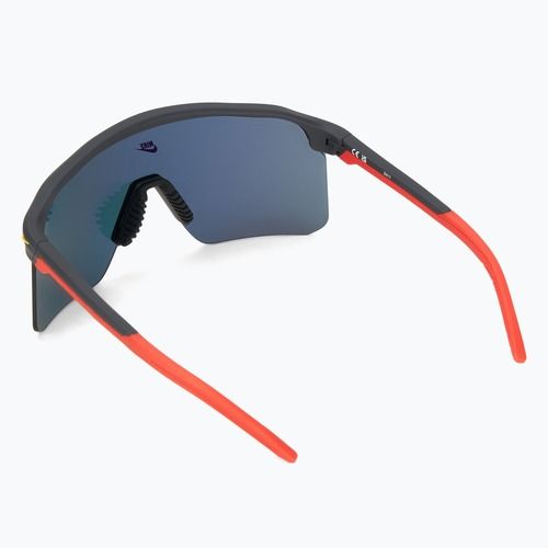 Ochelari de soare Nike Expedition Shield matte dark smoke grey/ red mirror