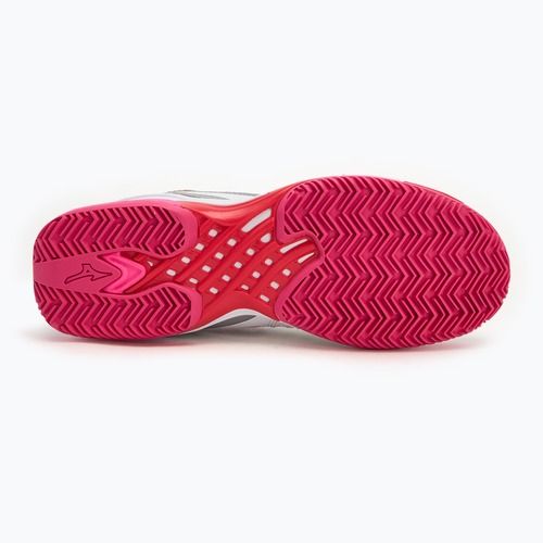 Încălțăminte de tenis pentru femei Mizuno Wave Exceed Tour 6 CC white/radiant red/quiet shade