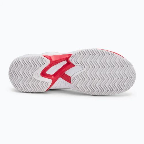 Încălțăminte de tenis pentru femei Mizuno Wave Exceed Tour 5 CC undyed white/quiet shade/opera red
