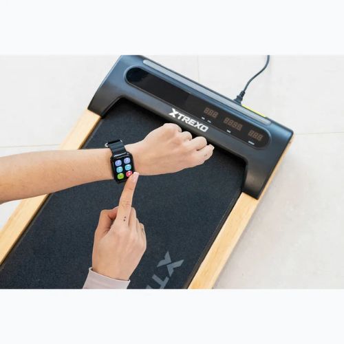 Bandă de alergare electrică XTREXO TXO-W250 Walking Pad negru/maro