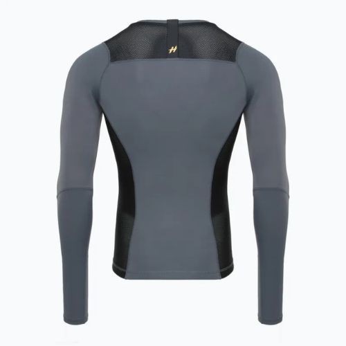 Rashguard longsleeve pentru bărbați HOOK FIGHTING Base negru