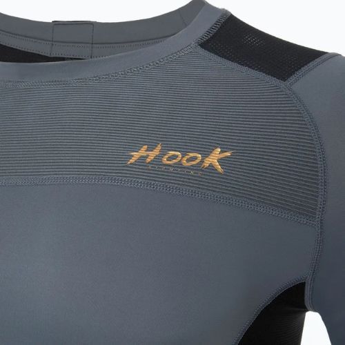 Rashguard longsleeve pentru bărbați HOOK FIGHTING Base negru