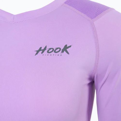 Rashguard pentru femei  HOOK FIGHTING Base violet