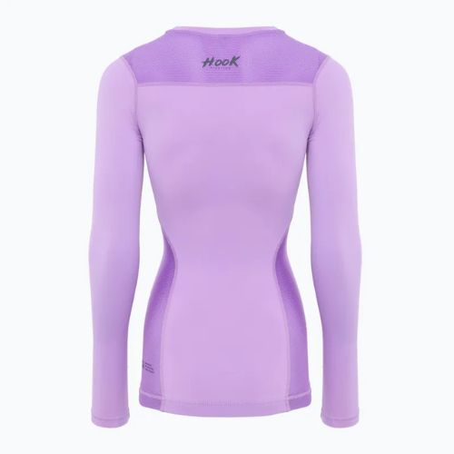 Rashguard pentru femei  HOOK FIGHTING Base violet