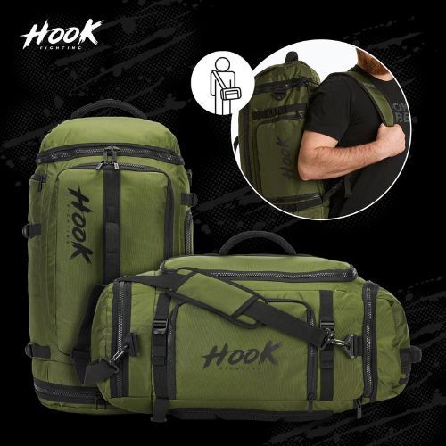 Rucsac HOOK FIGHTING Camp 2w1 Duffel Bag 41 l zielony