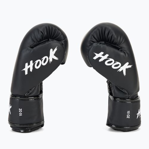 Mănuși de box HOOK FIGHTING Ready To Spar cu umplutură neagră