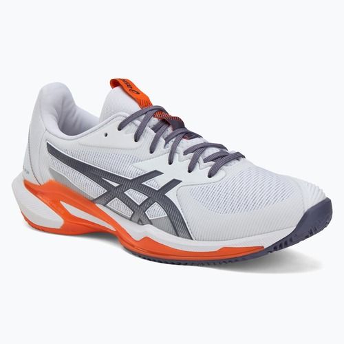 Încălțăminte de tenis pentru bărbați ASICS Solution Speed FF 3 Clay white/ greyish purple