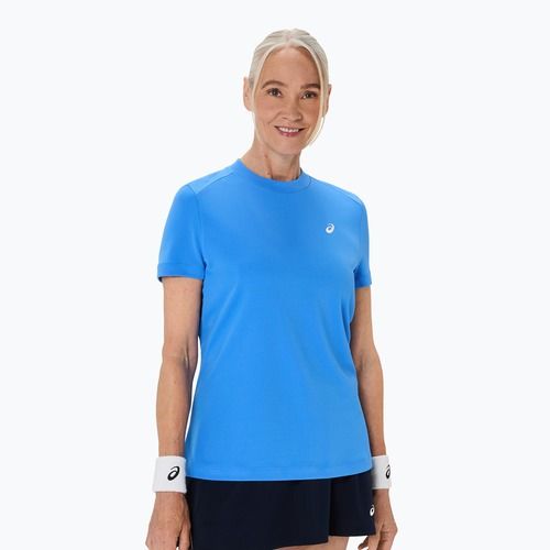 Tricou de tenis pentru femei ASICS Court Top W blue coast