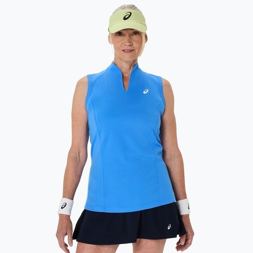 Tricou de tenis pentru femei ASICS Court Tank W blue coast