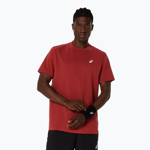ASICS cămașă de tenis pentru bărbați Court Top burnt red