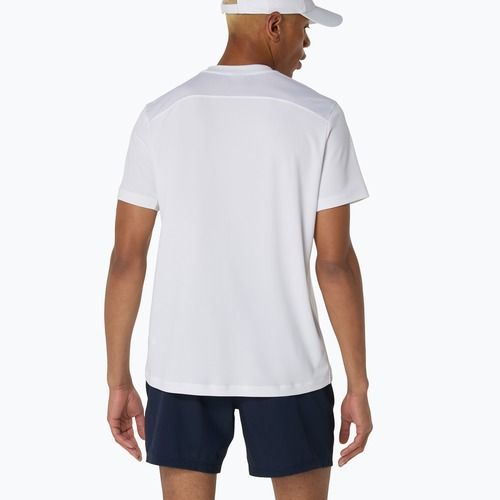 Tricou de tenis ASICS Court Top pentru bărbați, alb strălucitor