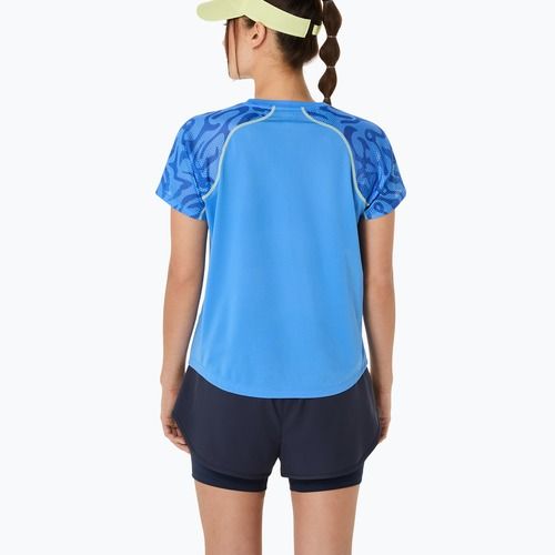 Tricou de tenis pentru femei ASICS Game Top blue coast