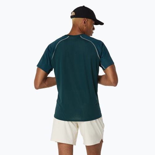 ASICS Match Actibreeze Top pentru bărbați tricou de tenis verde saxon