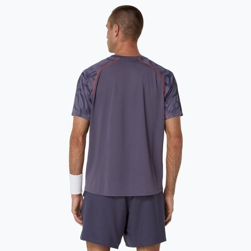 ASICS tricou de tenis pentru bărbați Game Top violet gri