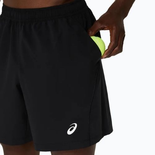 Pantaloni scurți de tenis pentru bărbați ASICS Court 7IN performance black