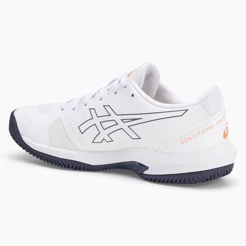 Încălțăminte de tenis pentru bărbați ASICS Solution Swift FF 2 Clay white/ nova orange