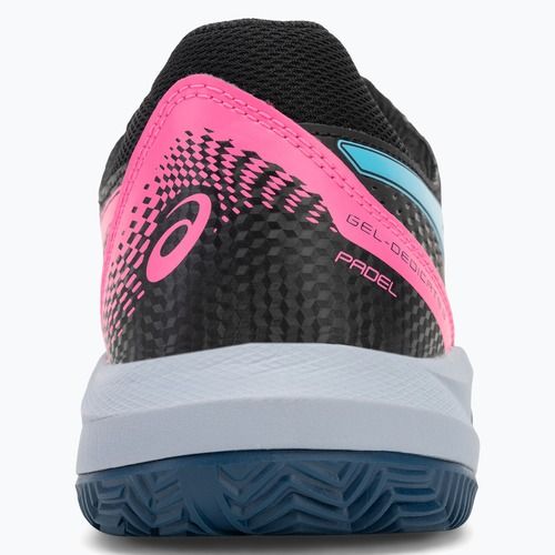 Încălțăminte de padel pentru bărbați ASICS Gel-Dedicate 8 black/energy aqua