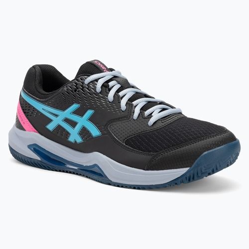 Încălțăminte de padel pentru bărbați ASICS Gel-Dedicate 8 black/energy aqua