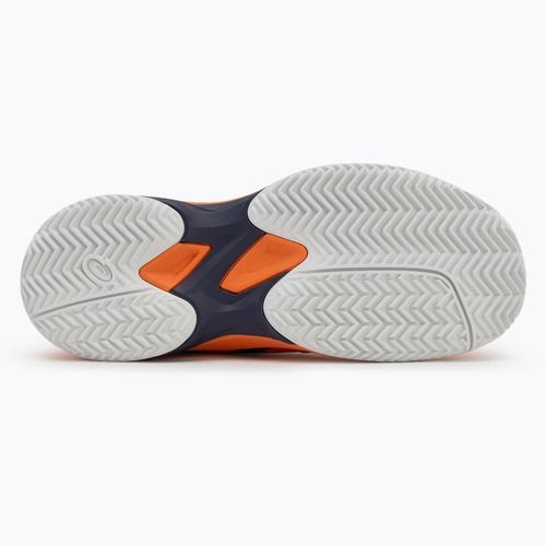 Încălțăminte de tenis pentru copii ASICS Gel-Game 10 GS Clay Jr nova orange/indigo fog