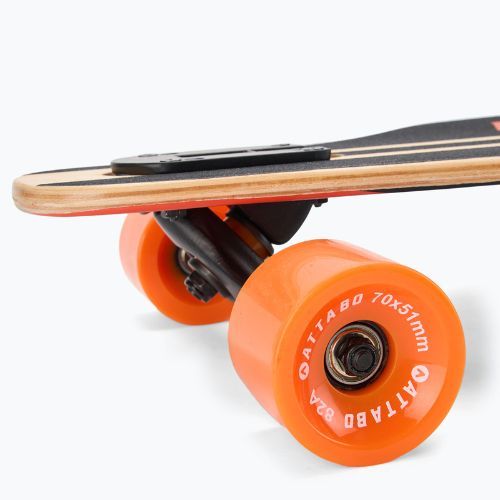 Skateboard longboard ATTABO Flowrider negru