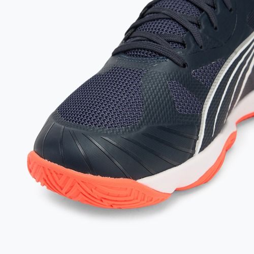 Încălțăminte de handbal PUMA Eliminate Turbo parisian night/ puma white/ glowning red