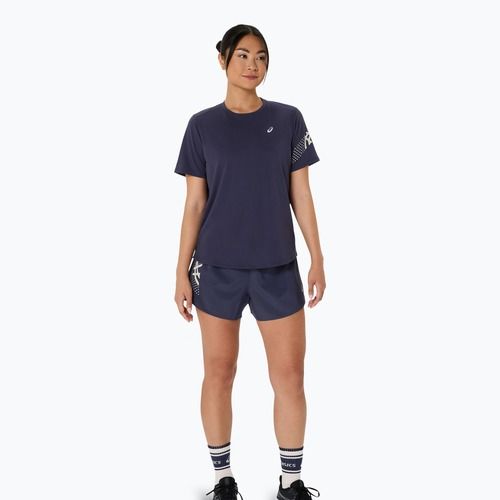 Tricou de alergare pentru femei ASICS Icon SS Top indigo fog