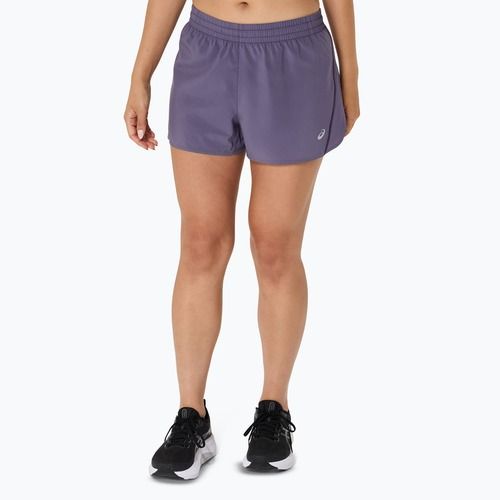 Pantaloni scurți de alergare pentru femei ASICS Core Split greyish purple