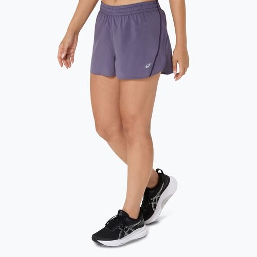 Pantaloni scurți de alergare pentru femei ASICS Core Split greyish purple