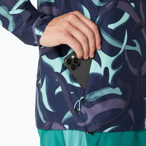 Geacă de alergare pentru bărbați ASICS Road Lite-Show Packable midnight