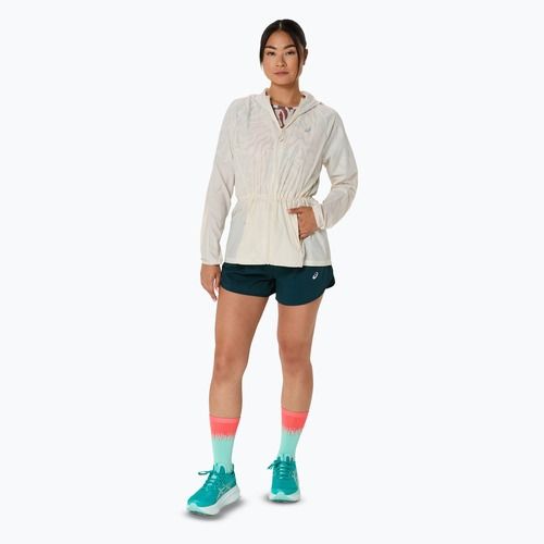 Geacă de alergare pentru femei ASICS Road Packable birch