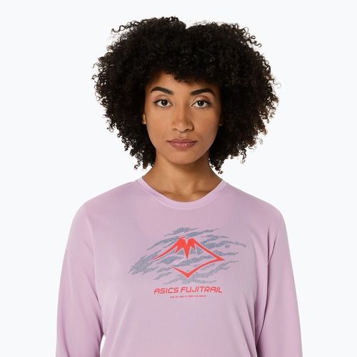 Longsleeve de alergare pentru femei ASICS Fujitrail Logo light ube