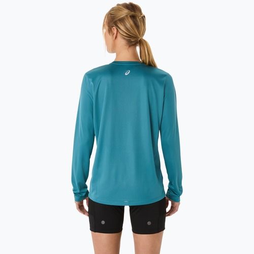 Longsleeve de alergare pentru femei ASICS Fujitrail Logo atlantis blue