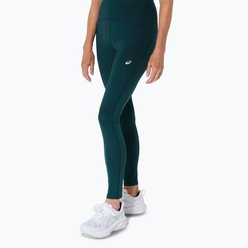 Colanți de alergare pentru femei ASICS Road High Waist saxon green
