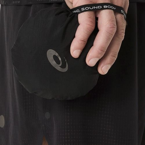 ASICS bărbați Metarun Packable Gilet performanță negru alergare fără mâneci