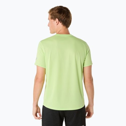 Tricou de alergare pentru bărbați ASICS Fujitrail Logo lime green/huddle yellow/cactus