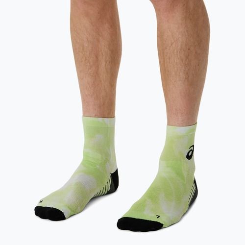 Șosete ASICS Performance Run Quarter lime green