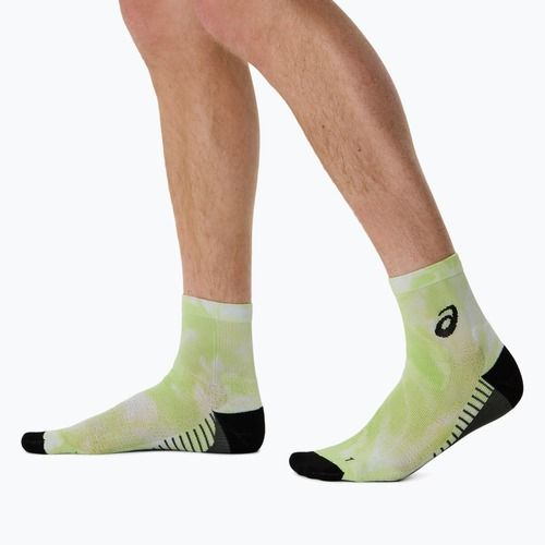 Șosete ASICS Performance Run Quarter lime green