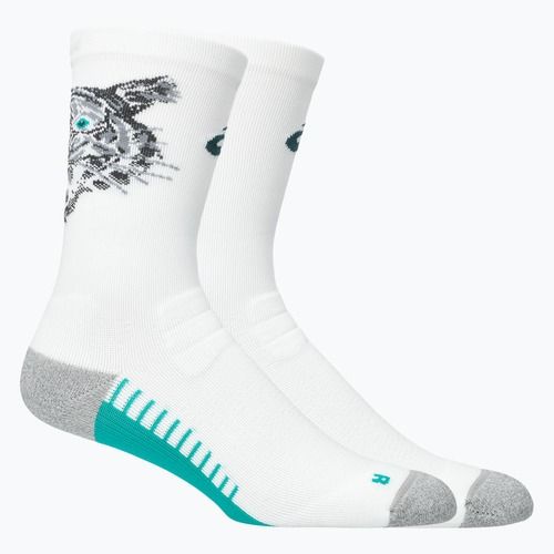 Șosete ASICS Performance Run Crew brilliant white/wave teal