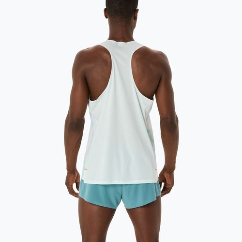 Tricou de alergare pentru bărbați ASICS Light Knit Singlet soothing sea