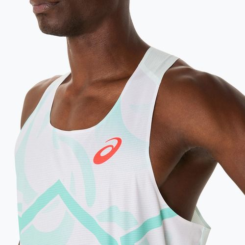 Tricou de alergare pentru bărbați ASICS Light Knit Singlet soothing sea