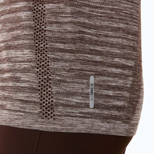 Tricou de alergare pentru femei ASICS Seamless taupe grey/coffee