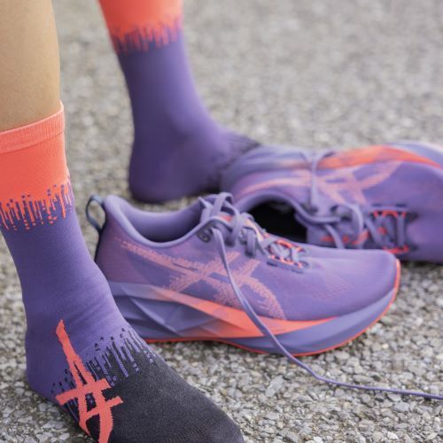 Încălțăminte de alergare pentru femei ASICS Novablast 5 greyish purple/coral reef