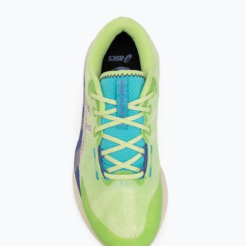 Încălțăminte de alergare pentru bărbați ASICS Novablast 5 TR nature bathing/lime green