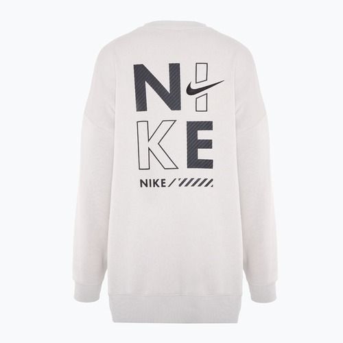 Bluză pentru femei Nike Sportswear Oversized Crew-Neck light iron ore
